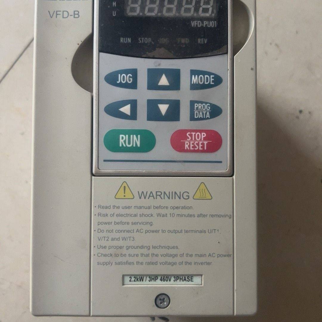 台达VFD022B43B变频器 2.2kw 380V 拆机成