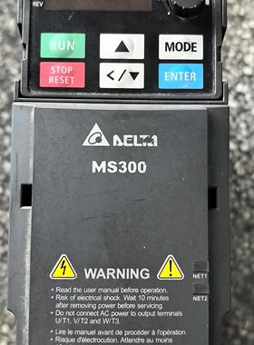 台达VFD2A8MS21ANSAA变频器 成色漂亮 功能