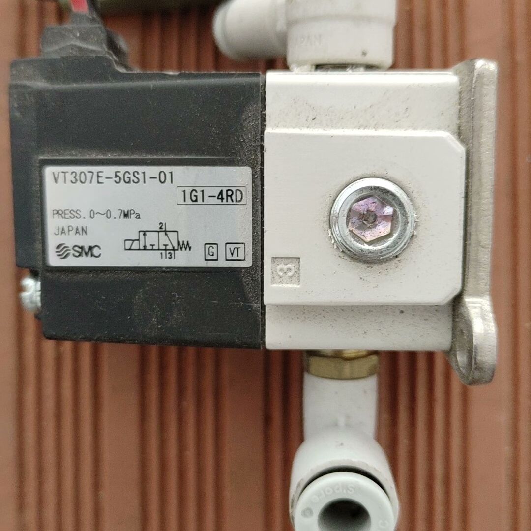 拆机  VT307E-5GS1-01精品电磁阀 带转接