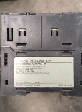 龙PLC CP1E-E60DR-A-EC 拆机件 成