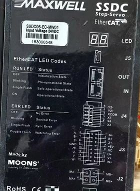 鸣志 MOONS′步进伺服驱动器SSDC06-EC-MW01