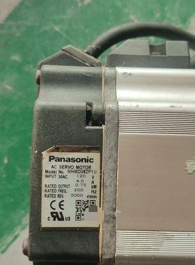 A4电机 MHMD082P1U 电机 功能正常 包好