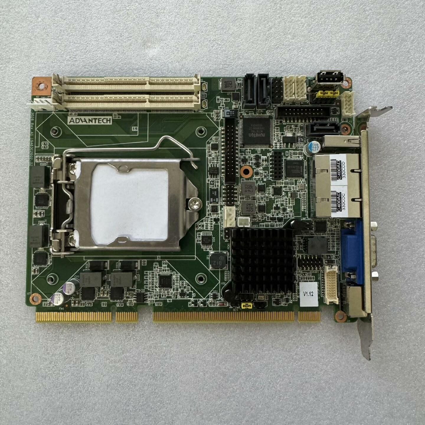 研华PCE-3026 REV.A1 工控机半长主板