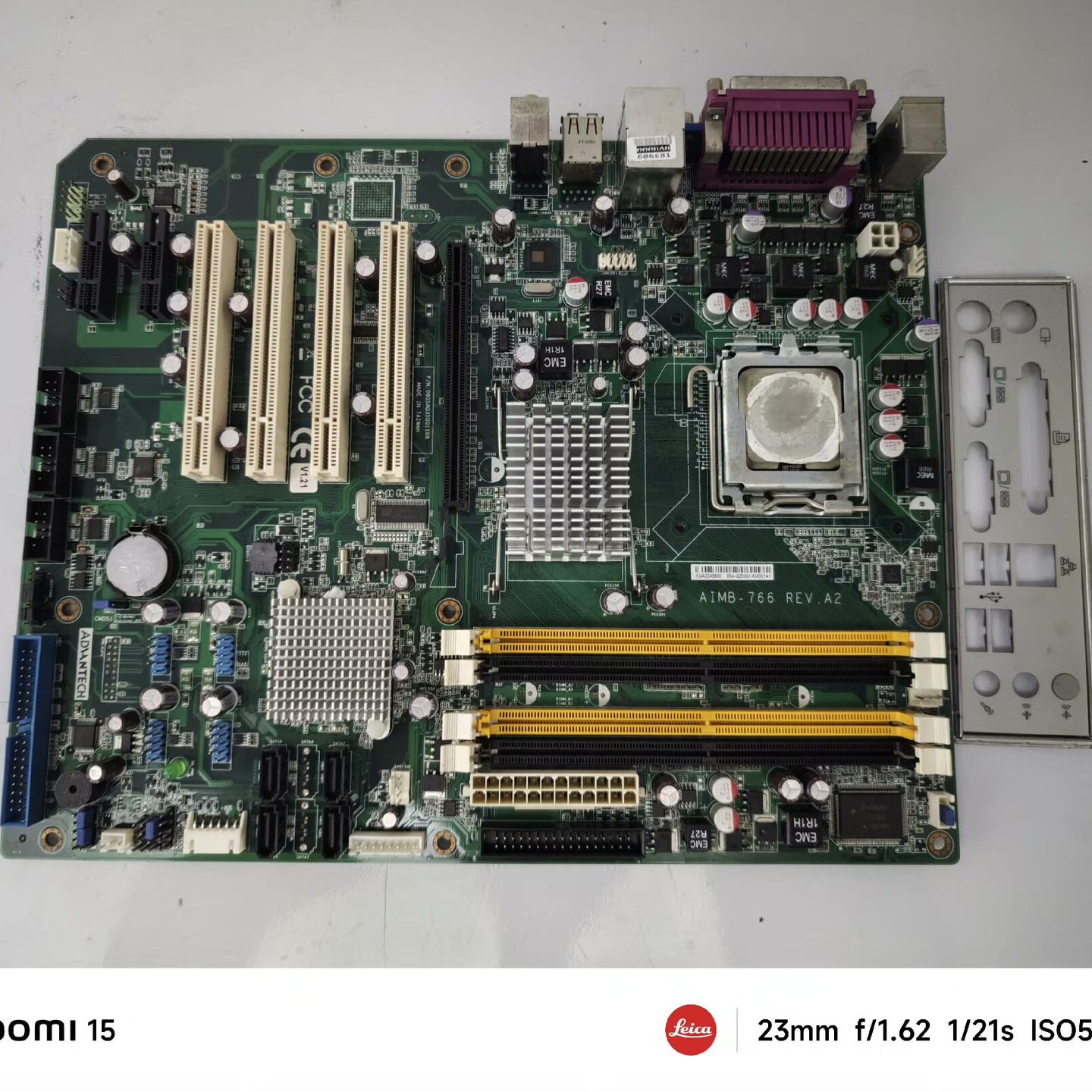 研华AIMB -766 Rev.A2工控机主板，拆机主板