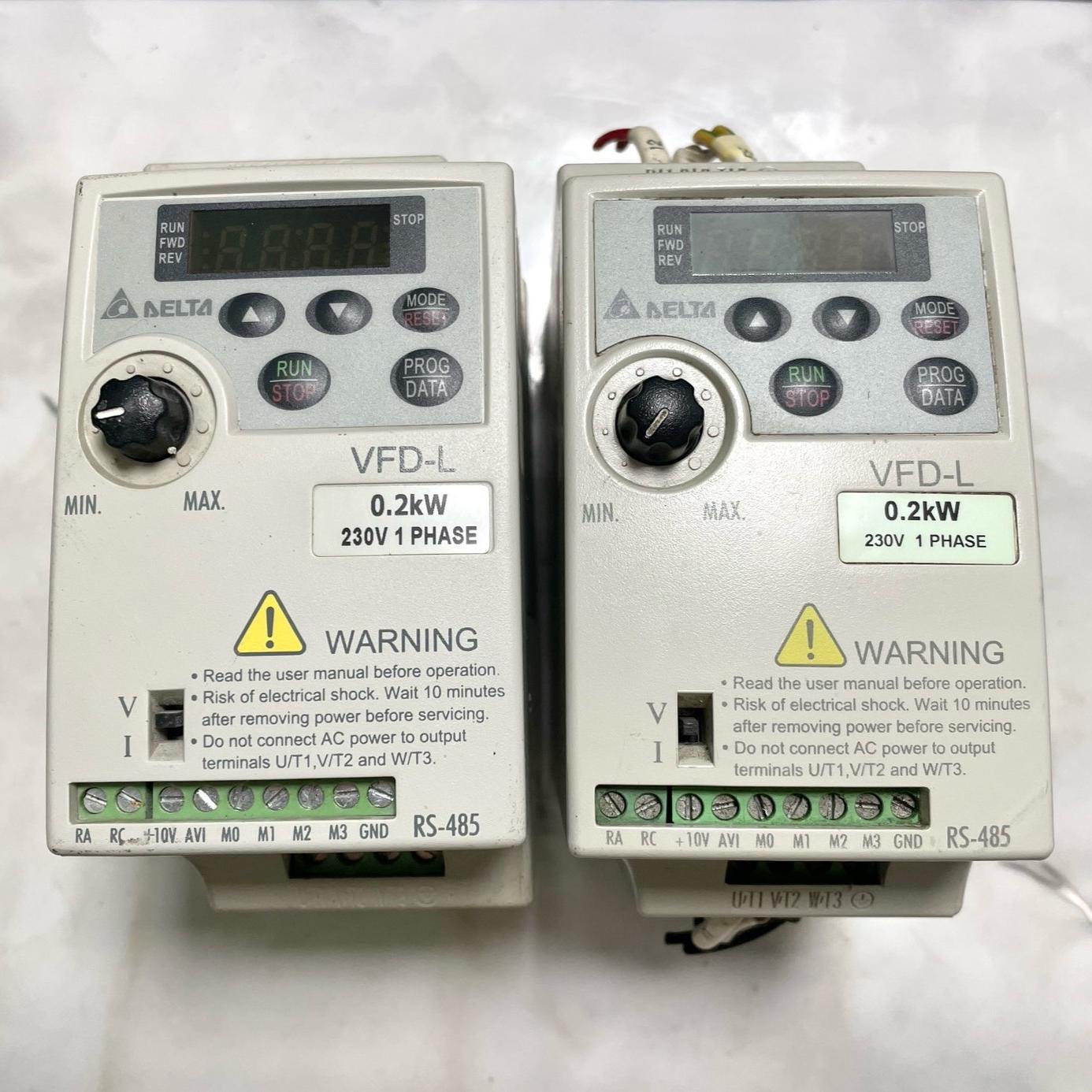 台达变频器VFD002L21A  220V 0.2KW