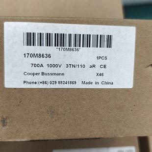 Cooper Bussmann巴斯曼熔断器170M863