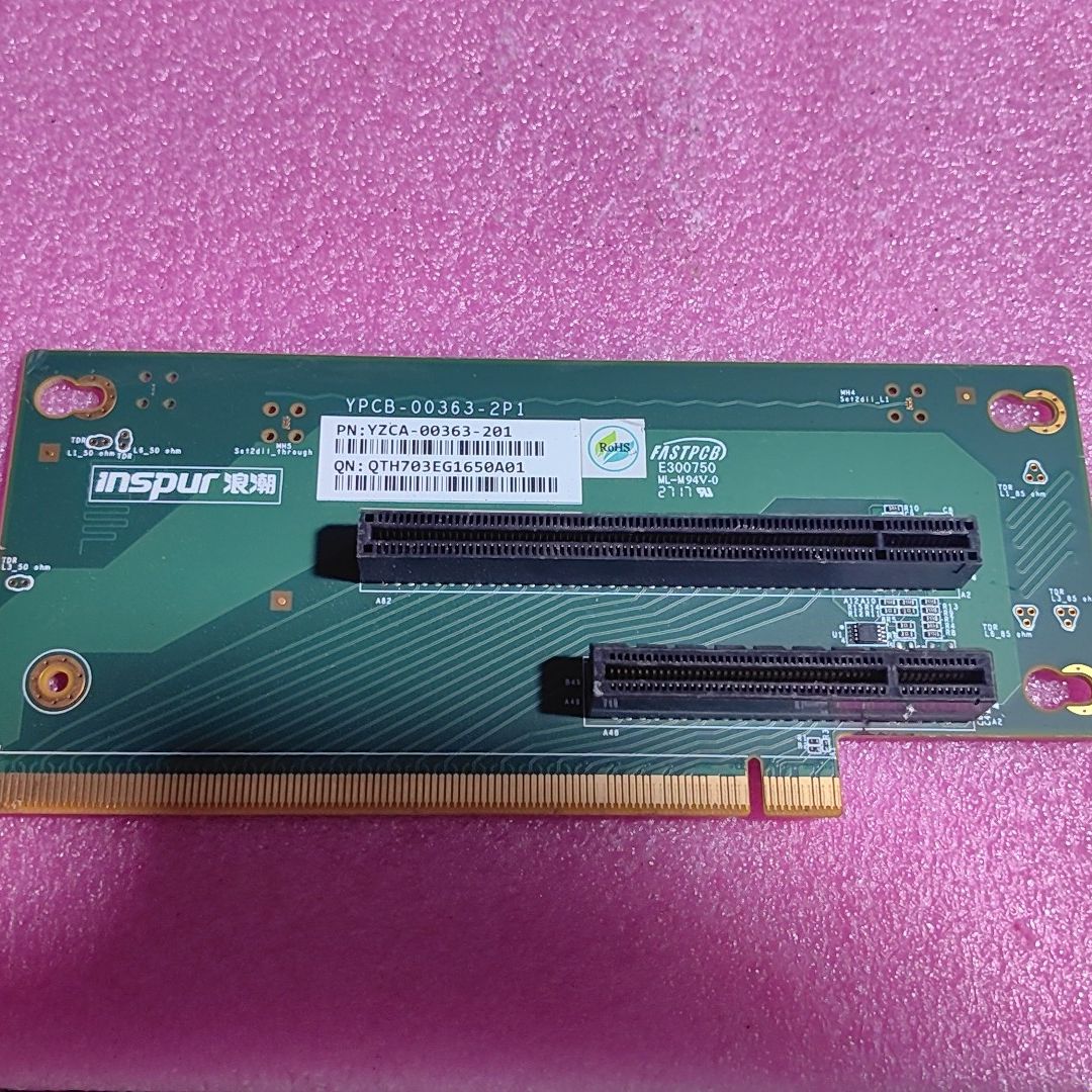 浪潮PCIE转接卡 YZCA-00363-201 拆机下来的