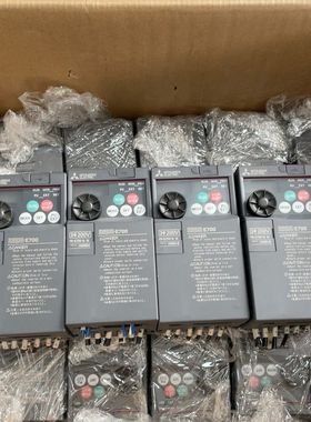 变频器FR-E720-0.1K 0.1kw 单相输入 2