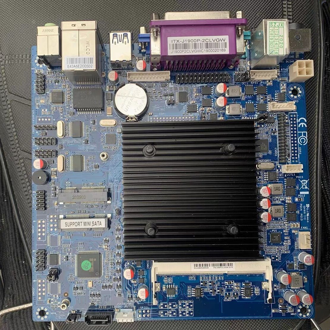 现货 拆机 ITX-J1900P-2CLVGW 主板 触摸一