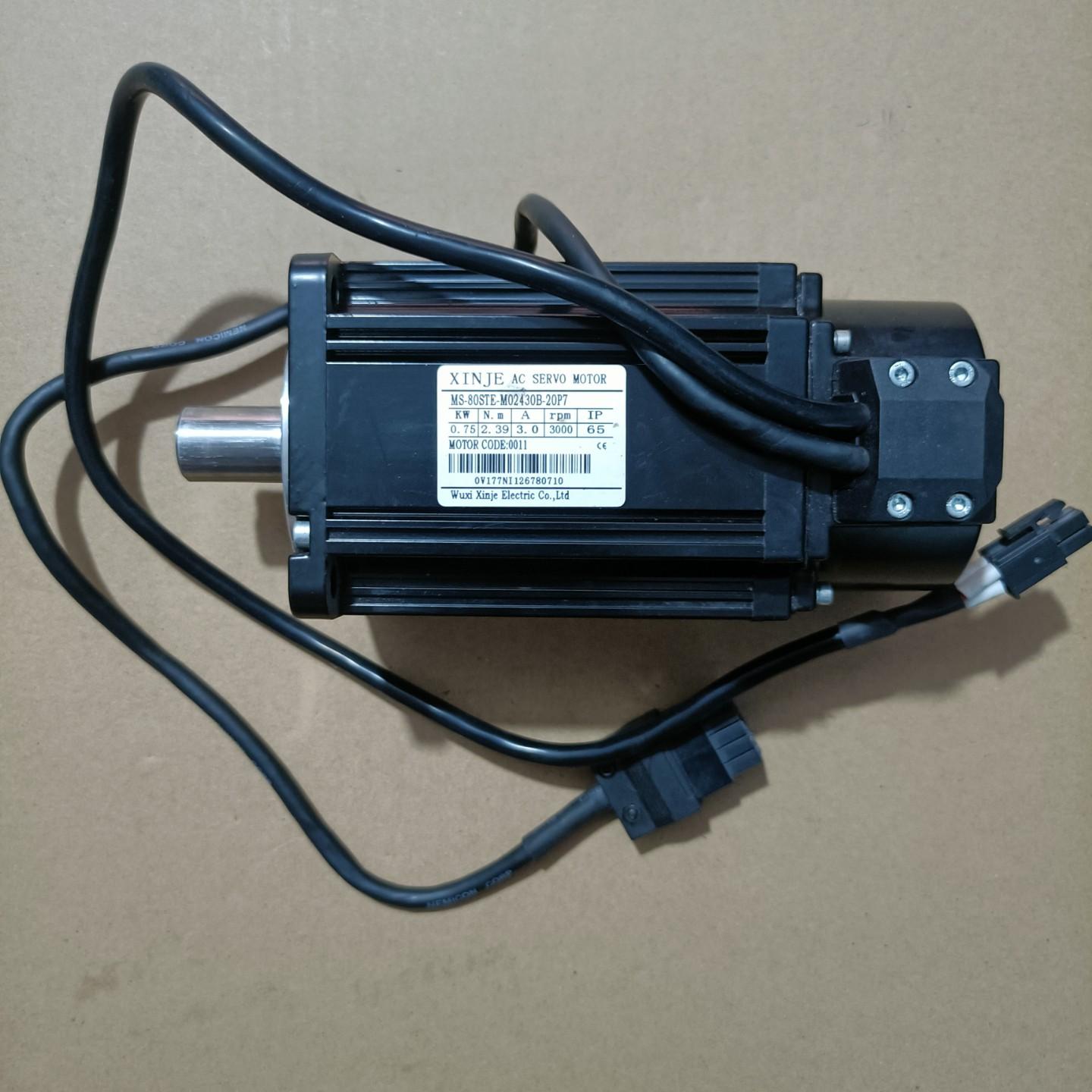 伺服电机750w 型号MS-80STE-M02430B-