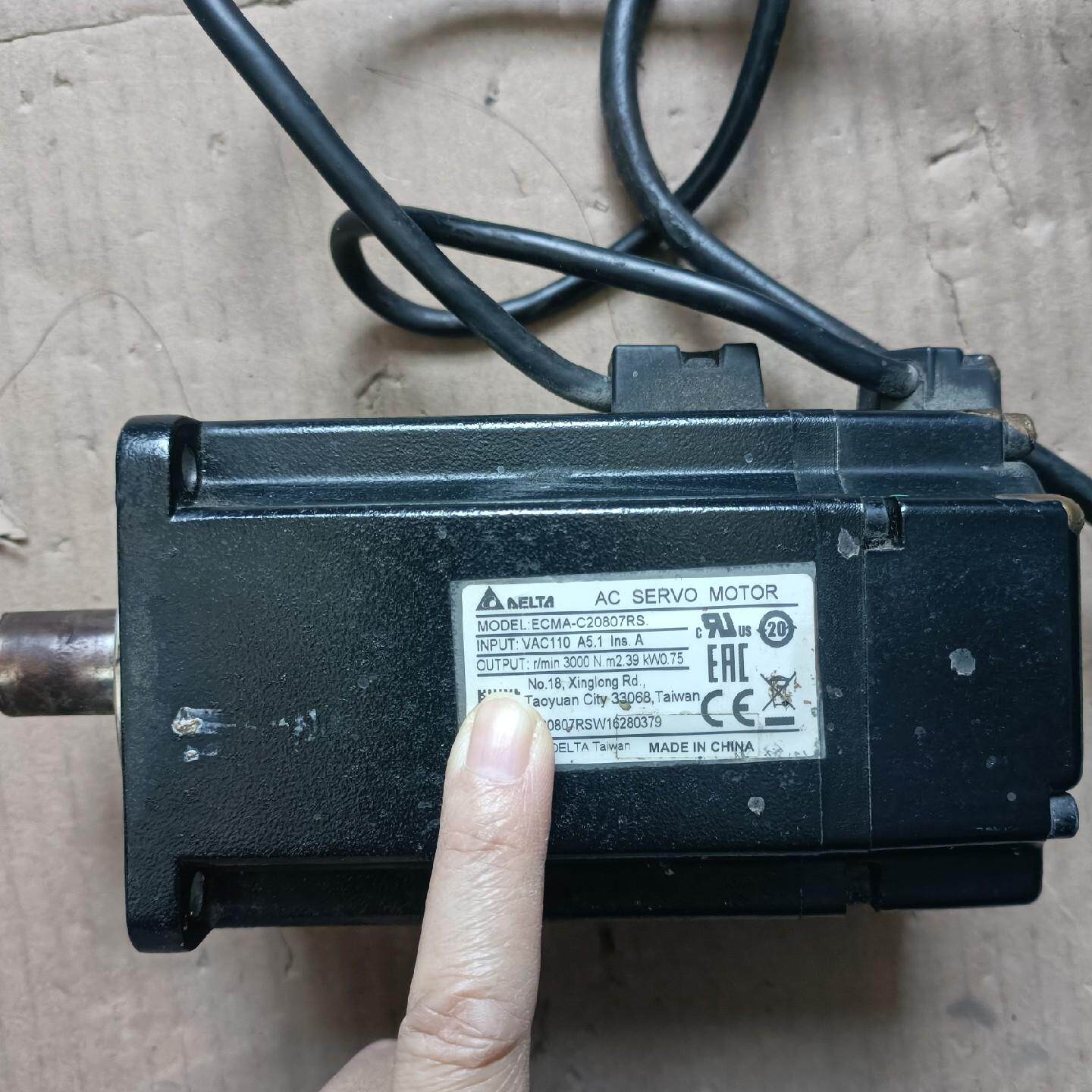 台达ECMA-C20807RS 伺服电机750W  拆机