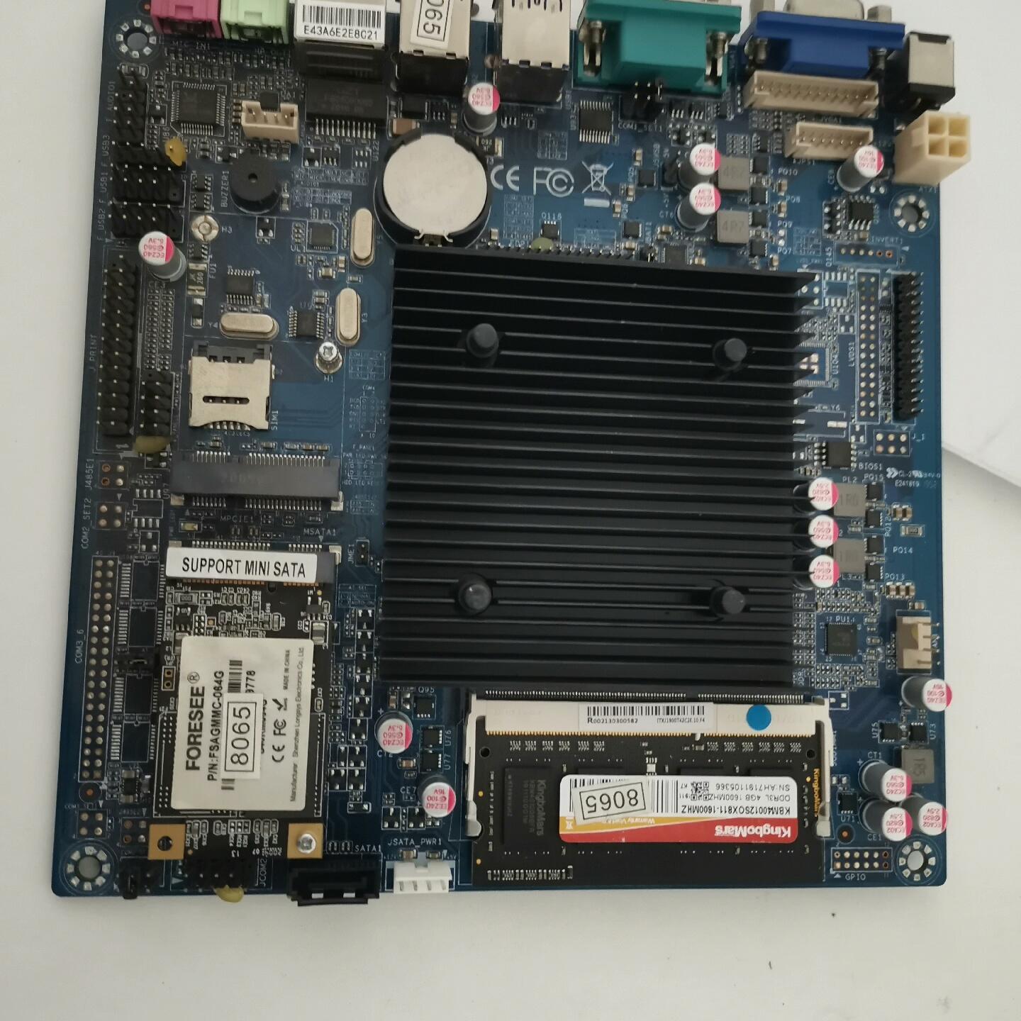 J1900收银工控一体机主板ITX-J1900T4-2C2E