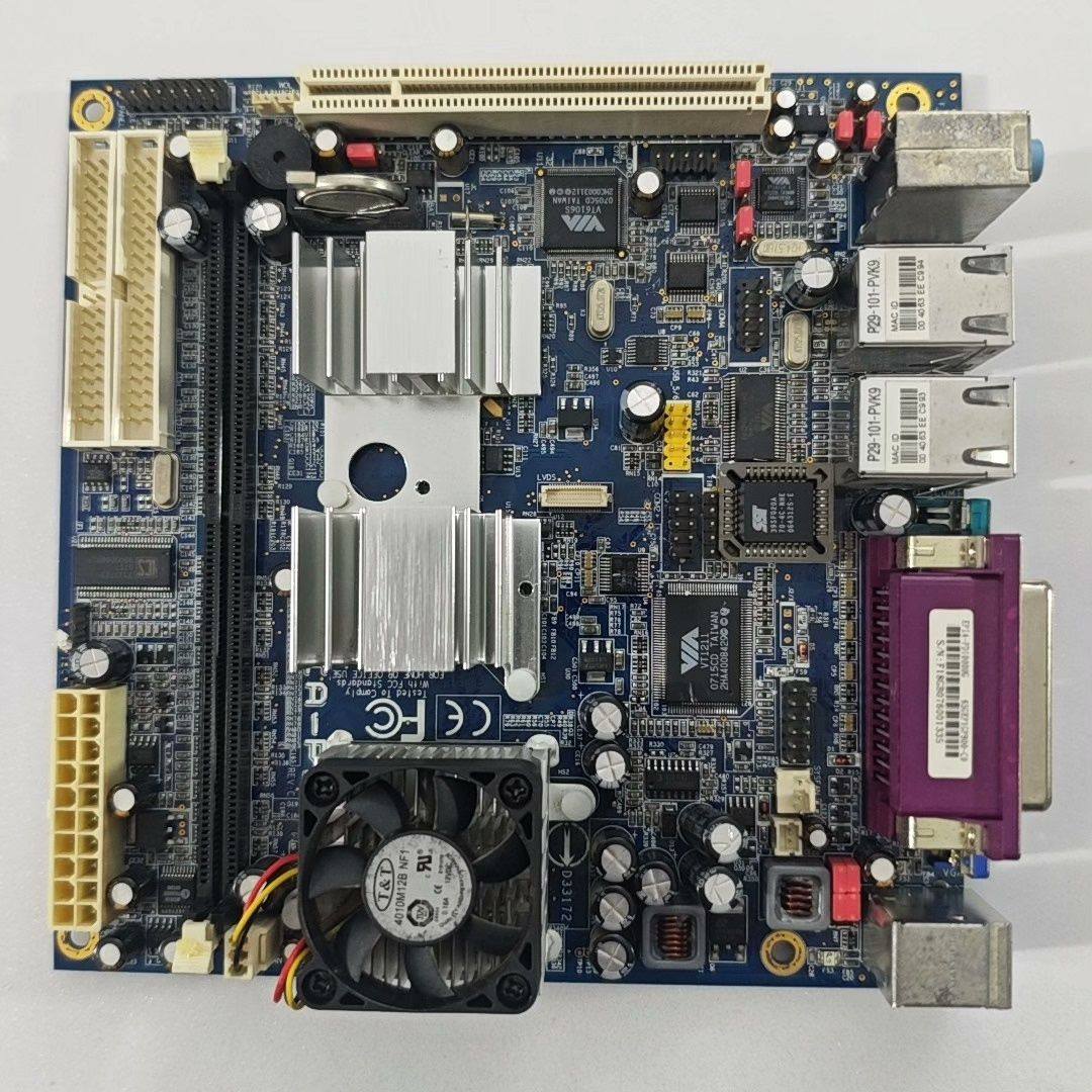 威盛主板EPIA-PD10000G  工业主板 双网囗 成色