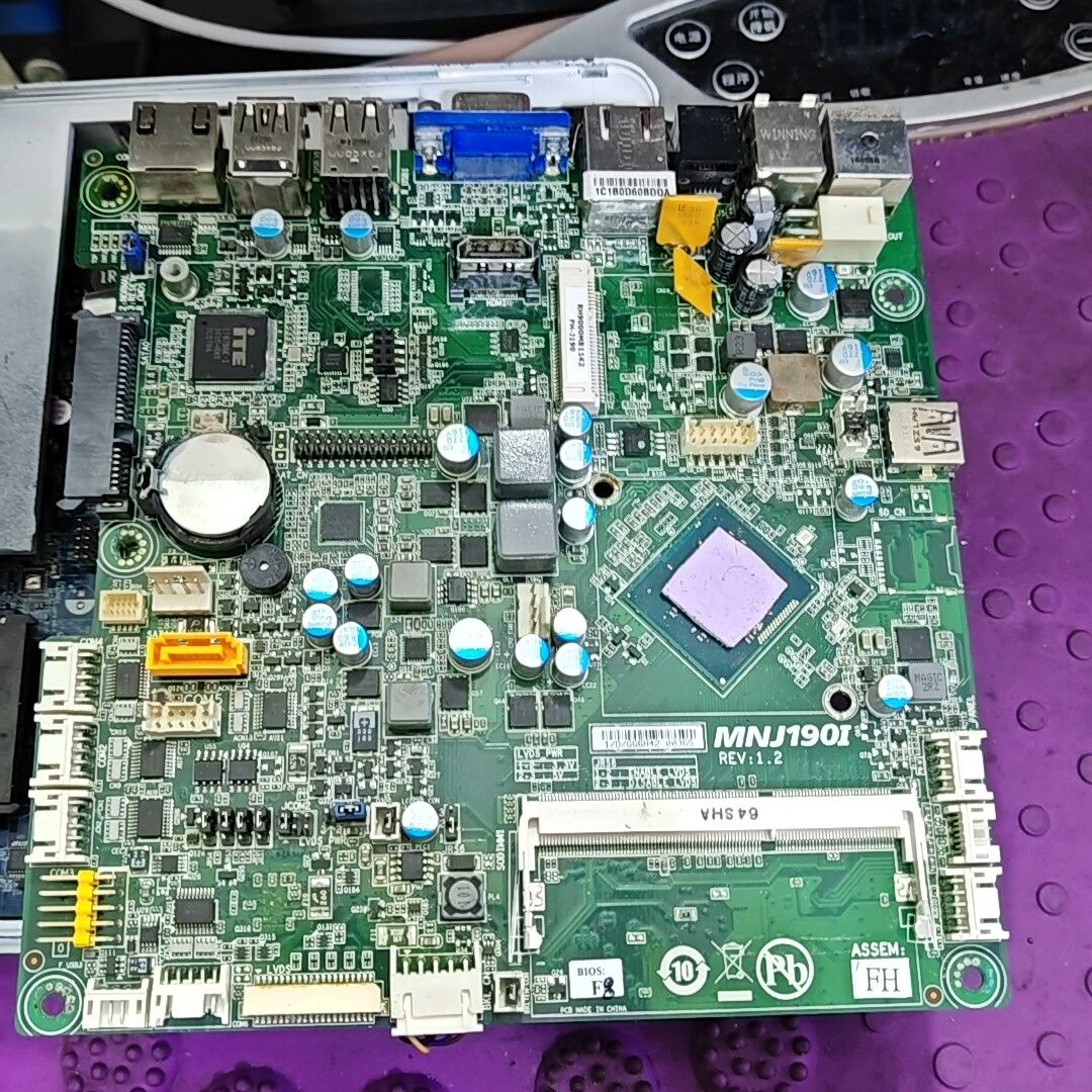 伍丰 FEC 触摸屏 一体机主板 PP-9635 J1900