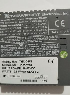 NEWPORT ithx-D3/N 温湿度仪 拆机。正常