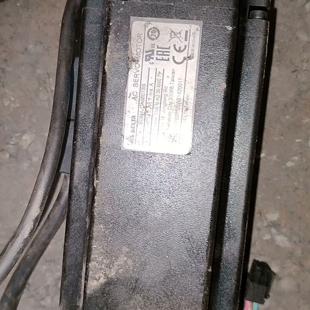 台达750W伺服电机ECMA-CA0807SS实物拍摄 拆机