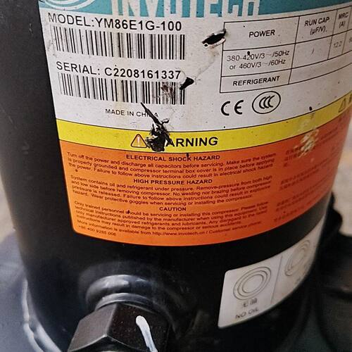 英华特INVOTECH压缩机YM86E1G-100