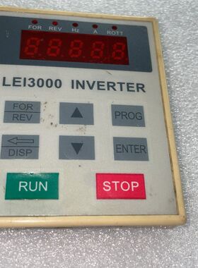 LEI3000变频器操作面板 拆机 成色如图 不够好 有
