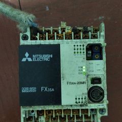 PLC FX3SA-20MR-CM！拆机件！端子排有锈！