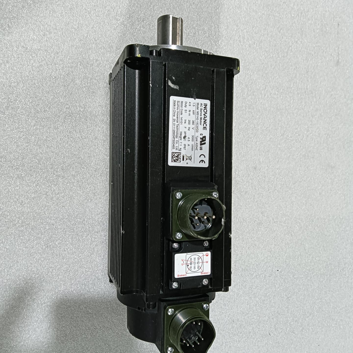 MS1H2-15C30CD-A334Z拆机汇川马达1.5KW