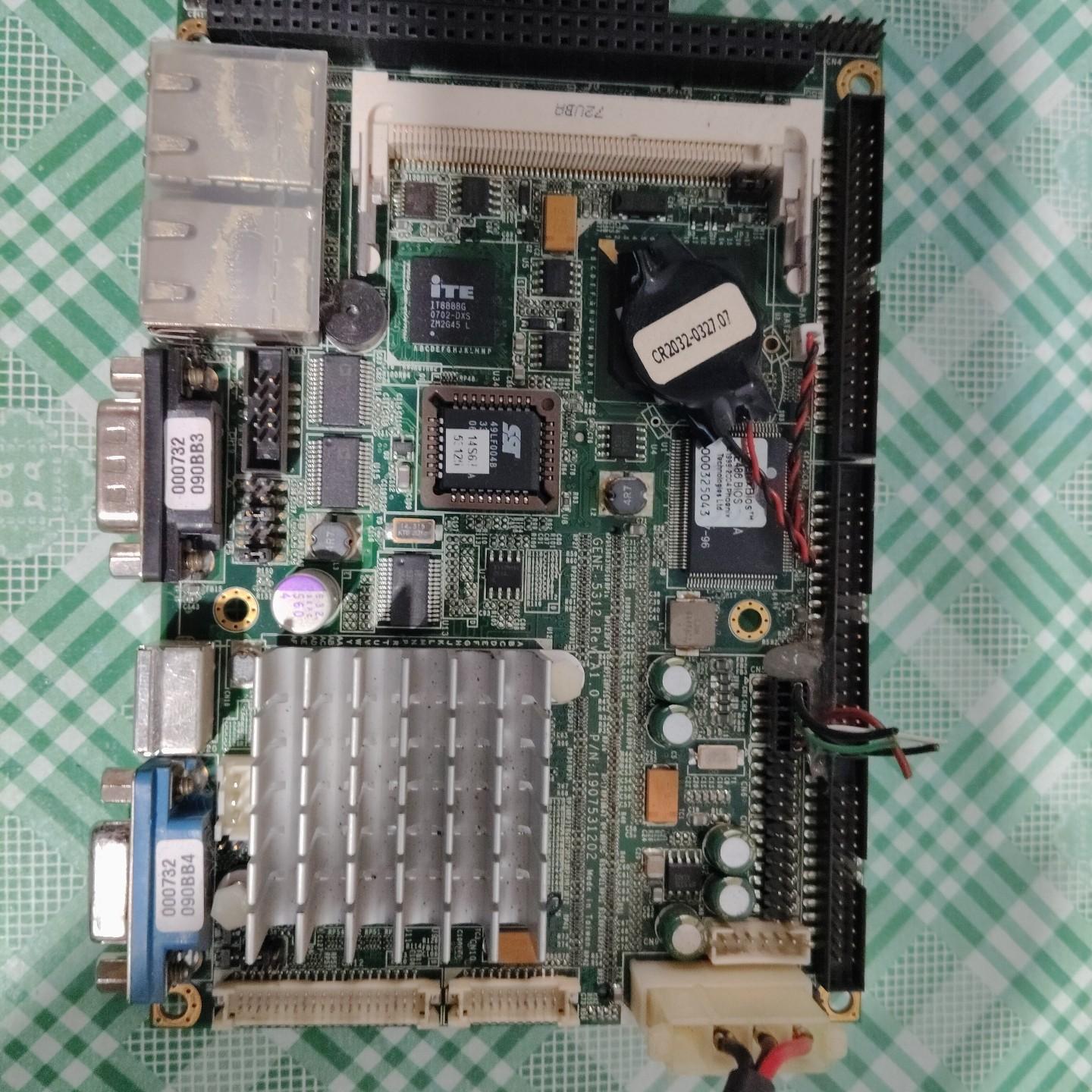 GENE-5312 Rev.A1.0-A工控主板 拆机