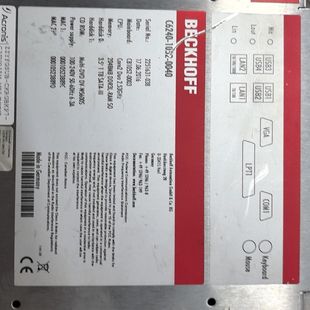 拆机 0040 成色外 1052 倍福控机C6240