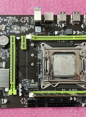 X79 PRO主板2011针 带E5-2689处理器 没挡板