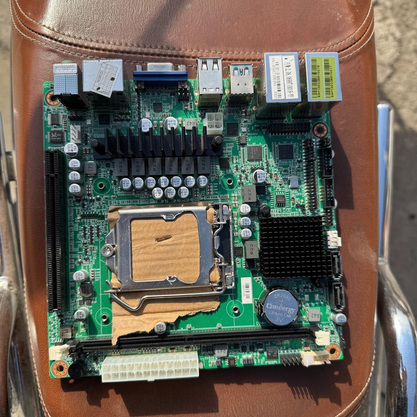 拆机 MITX-6997 华北工控  DDR4工业设备主板