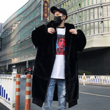18冬潮流情侣加厚仿兔貂潮保暖加厚加棉中长款棉衣mj888-p175，男装棉衣，电商B288