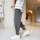 重磅！束脚工装男夏宽松显瘦冰丝顺滑垂感西装哈伦休闲裤ck72-p55，男装西服套装，电商B288