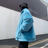 2026新款潮男士情侣棉衣宽松毛绒外套加厚毛毛衣现货mj382-p95，男装针织衫/毛衣，电商B288