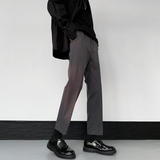 那不勒斯垂感西裤商务正装修身休闲长裤直筒九分西装裤ck111-p60，男装西服套装，电商B288