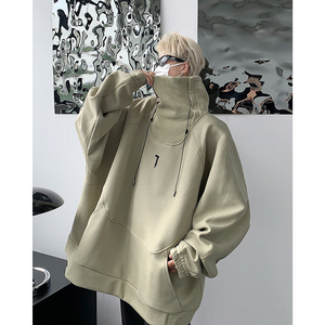 23秋冬解构忍者卫衣高领拼接分割冲锋卫衣MJ939-P95现货图片