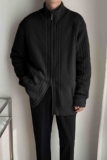 现货加厚羊羔毛高克重针织衫坑条摇粒绒保暖毛衣外套22MY02-特p68，男装针织衫/毛衣，电商B288