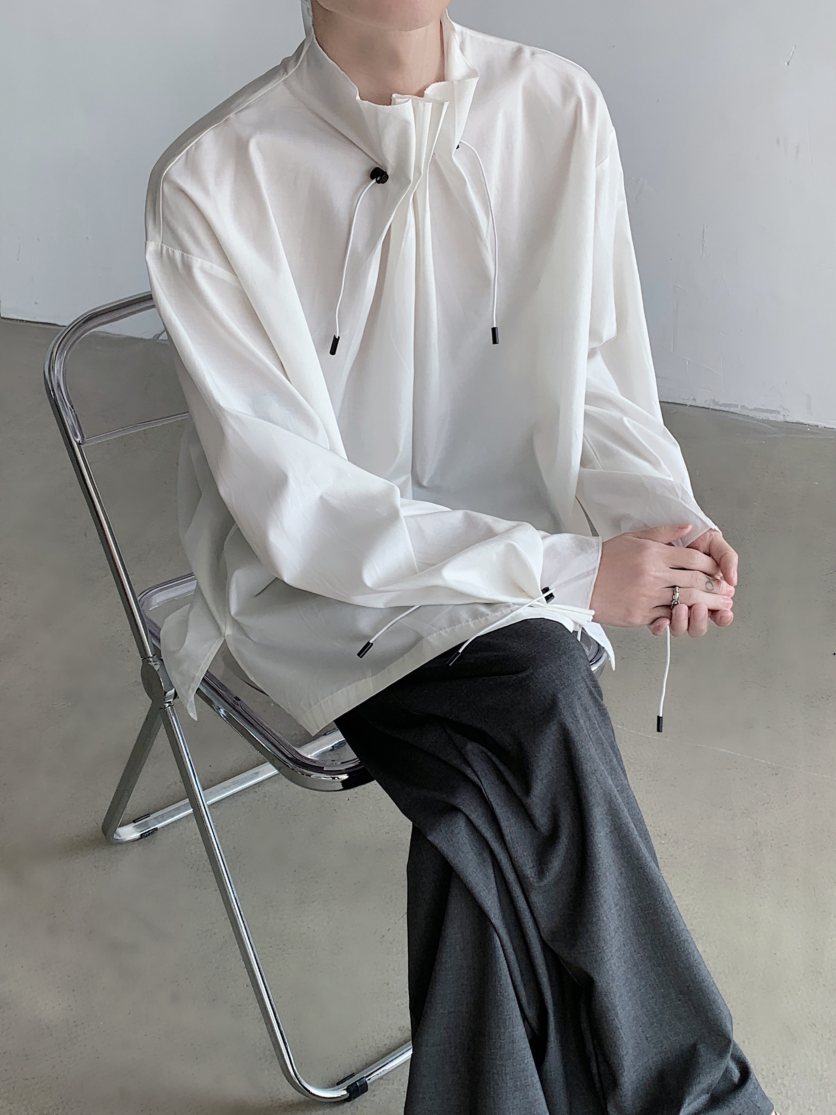 24设计感男士极简风清新衬衫CS31-P78，男装衬衫，电商B288