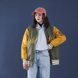 秋冬男士刺绣学生美式街头棒球服情侣大码夹克外套mj368-p95，男装夹克，电商B288