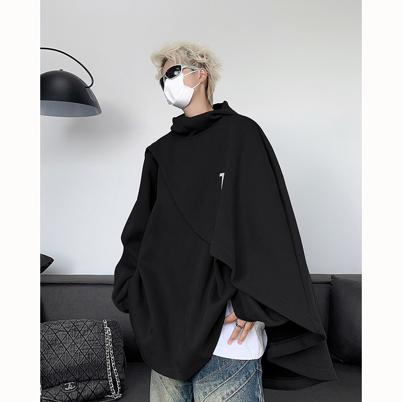 23秋冬忍者卫衣披风高领连帽加绒卫衣WY18-P98现货,男装卫衣,电商B288