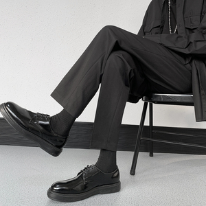 那不勒斯垂感西裤商务正装修身休闲长裤直筒九分西装裤ck111-p60，男装西服套装，电商B288