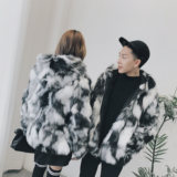 JD潮大码花色仿皮草情侣宽松外套夹克mj046-p150，男装夹克，电商B288