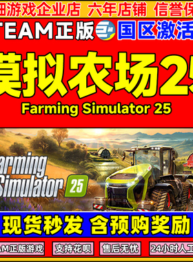 Steam 模拟农场25 Farming Simulator 25 国区激活码CDKEY