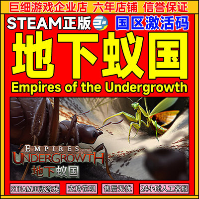 Steam游戏地下蚁国 Empires of the Undergrowth 国区激活码CDKey
