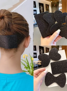 韩版发粘刘海贴女士贴碎发头饰大号魔术贴头发贴成人碎头发贴