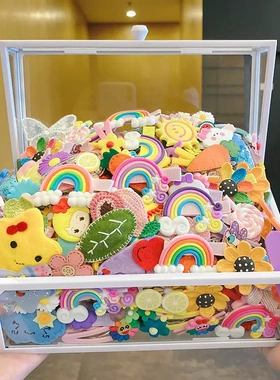 儿童发饰女童发夹春天头饰宝宝夏季夹子韩国可爱套装碎发卡