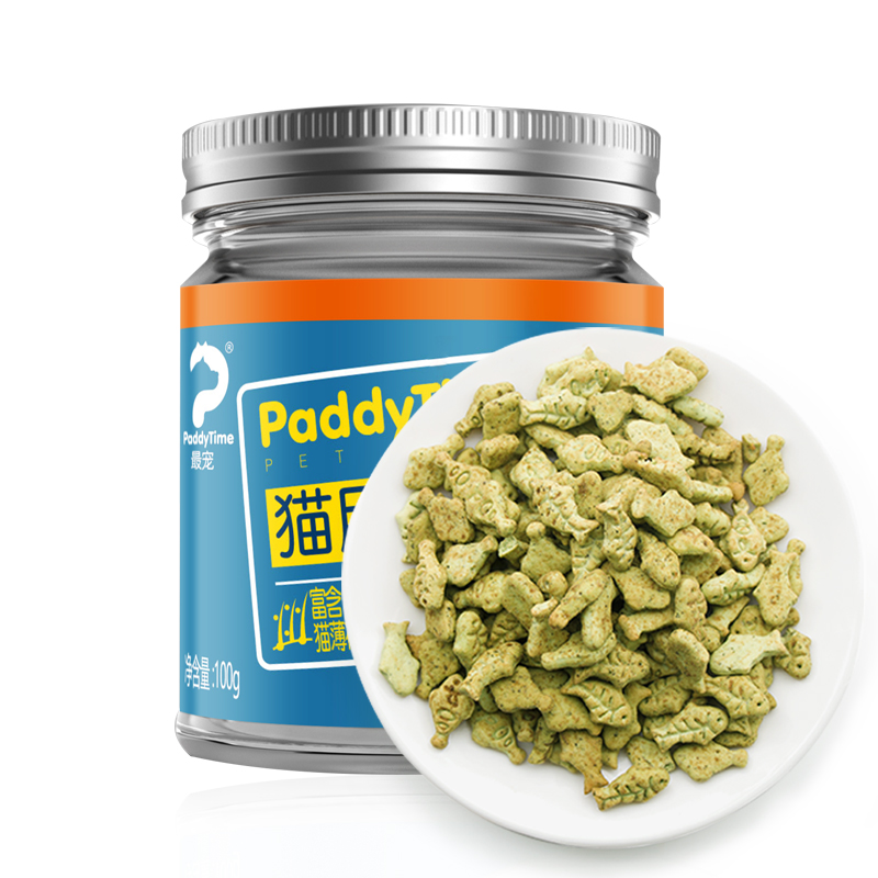 paddytime最宠猫饼干100g 猫零食猫薄荷吞拿鱼干成幼猫磨牙去毛球 宠物/宠物食品及用品 猫零食罐 原图主图