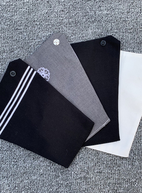 喵糖原创jk制服水手服胸挡挡胸领花领带中统黑色白色袜子