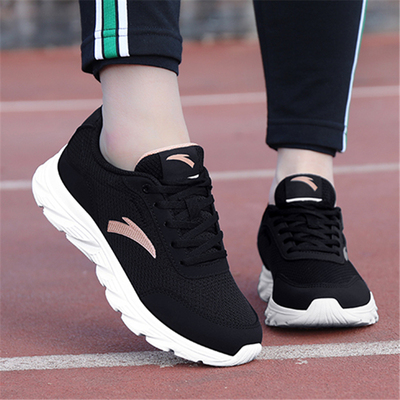 安踏运动鞋女鞋正品2025冬季新款耐磨防滑青年软底轻便保暖跑步鞋