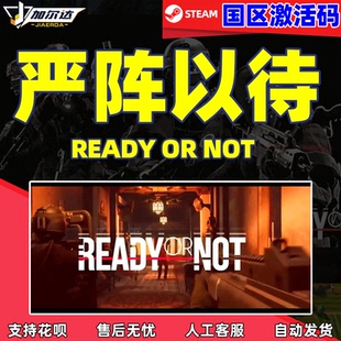 Not PC正版 严阵以待 cdkey Ready 激活码 steam 严正以待