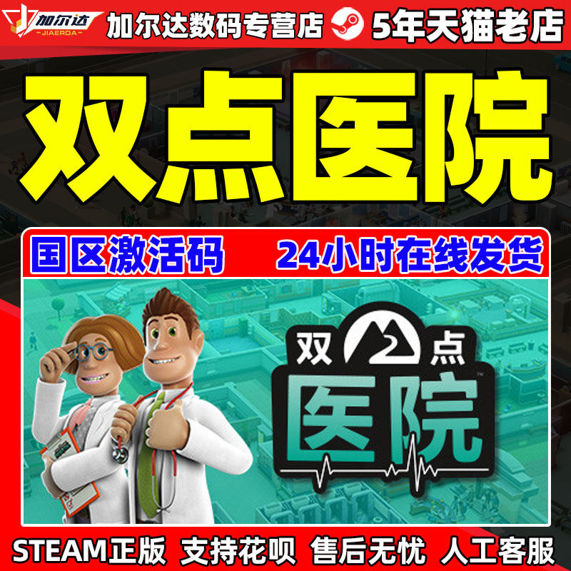 steam 双点医院 游戏 双点医院激活码 two point hospital pc简体中文