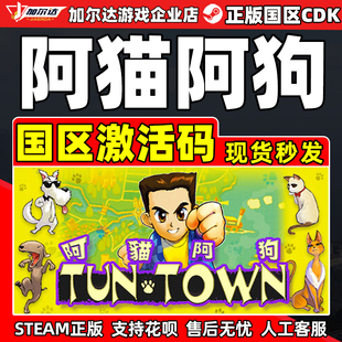 Steam 阿猫阿狗 TunTown 国区激活码CDKey 正版PC游戏 现货秒发