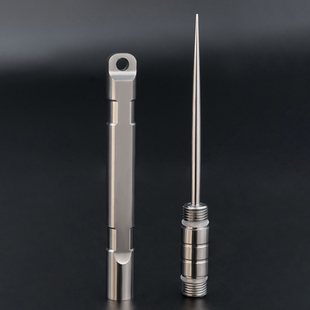 高端钛合金牙签一体化随身剔牙多功能水果牙签针便捷式牙签筒EDC